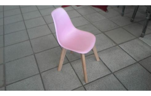 CHAISE ENFANT COQUE ROSE