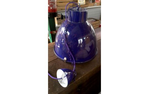 SUSPENSION VIOLET ROND METAL