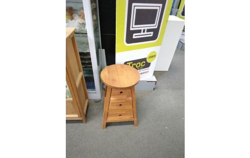 TABOURET 2 TIROIRS
