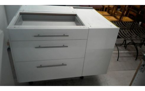MEUBLE DE CUISINE ILOT CENTRAL PLUS TABLE ET PLANT DE TRAVAIL