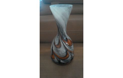 VASE PATE DE VERRE  VINTAGE