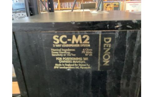 ENCEINTE DENON SC M2 LOT DE 2