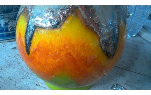 ÁNFORA AÑADA AMARILLO NARANJA VERDE