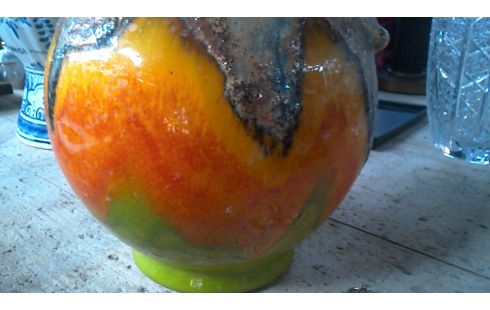 ÁNFORA AÑADA AMARILLO NARANJA VERDE