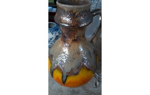 ÁNFORA AÑADA AMARILLO NARANJA VERDE