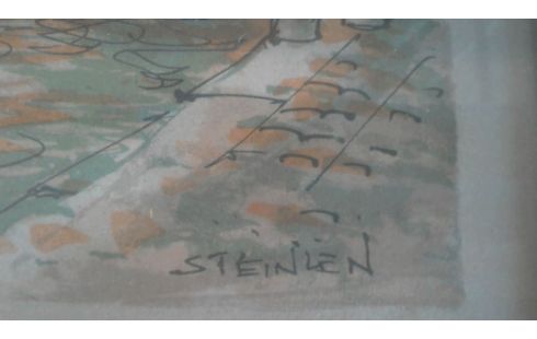 LITHOGRAPHIE NUMEROTEE DE STEINLEN