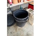 POUBELLE NOIRE 80 L