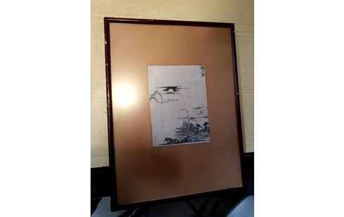 CADRE DECO DESSIN ASIATIQUE