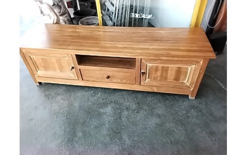 MEUBLE TV 2 PORTES 1 TIROIR+ CLEF