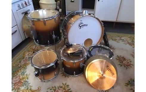 BATTERIE INSTRUMENT GRETSCH CAPELLE EN L'ETAT (MANQUE SUPPORT)