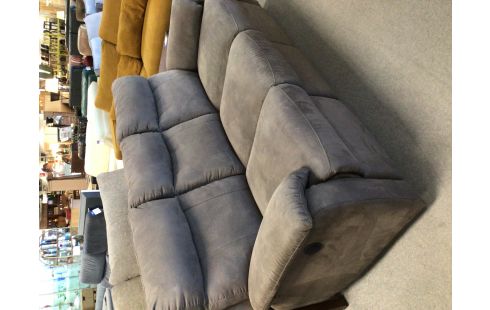 CANAPE 3 PLACES RELAX MICROFIBRE BRUN