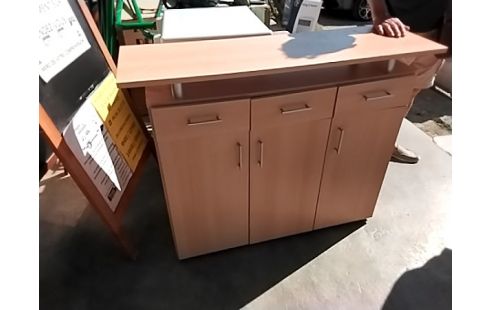 MEUBLE 3 PORTES 3 TIROIRS