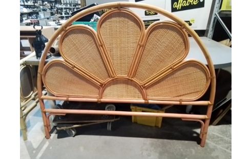 TETE DE LIT ROTIN ORANGE