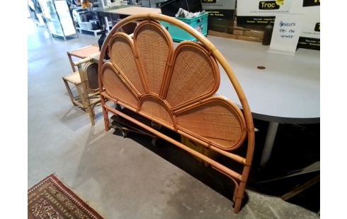 TETE DE LIT ROTIN ORANGE