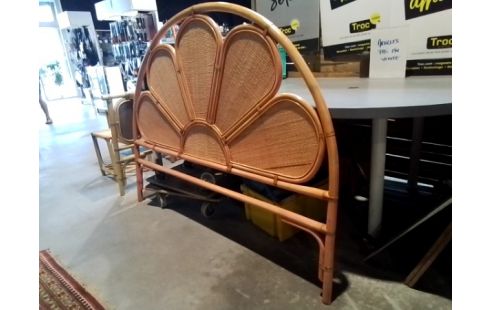 TETE DE LIT ROTIN ORANGE