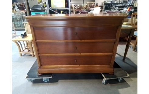 COMMODE STYLE LP PLAQUAGE MERISIER 3T