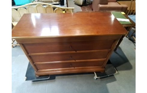 COMMODE STYLE LP PLAQUAGE MERISIER 3T