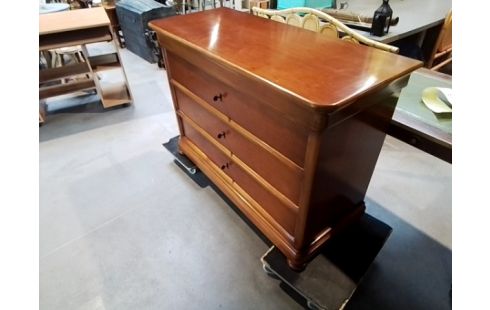 COMMODE STYLE LP PLAQUAGE MERISIER 3T