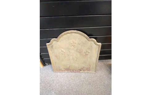 PLAQUE DE CHEMINEE FLEURS DE LYS