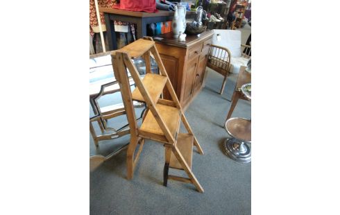 CHAISE ESCABEAU BIBLIOTHÈQUE