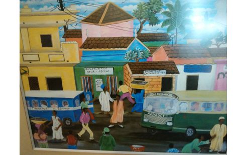 CADRE ART NAIF SÉNÉGAL