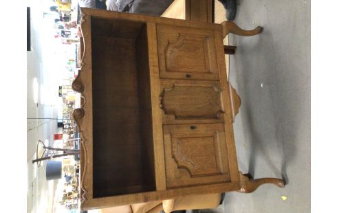 MEUBLE DE RANGEMENT HAUT SUR PIED CHÊNE