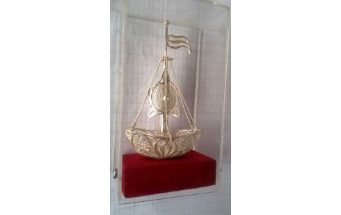 OBJET DECO, , BATEAU ARGENT