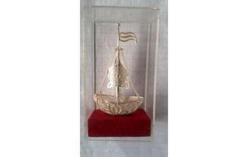 OBJET DECO, , BATEAU ARGENT