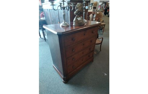 COMMODE ACAJOU 4 TIROIRS