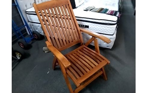 FAUTEUIL PLIANT TECK