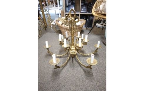 LUSTRE 6 BRANCHES STYLE LOUIS XVI