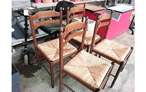 LOT DE 4 CHAISES