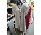 GILET MAILLE GRISE MOSCHINO