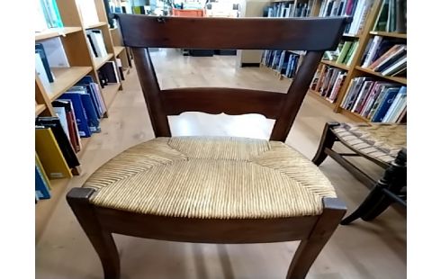 CHAISE ANCIENNE PAILLEE