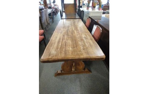 TABLE MONASTERE CHENE MASSIF