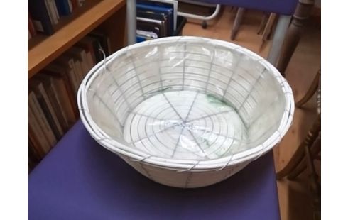 PANIER PLASTIQUE BLANC