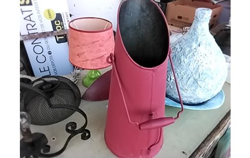 SEAU A CHARBON PEINT