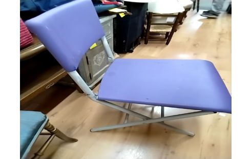 CHAISE PLIANTE VIOLET