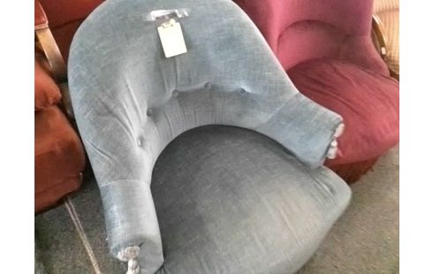 FAUTEUIL CRAPAUD BLEU