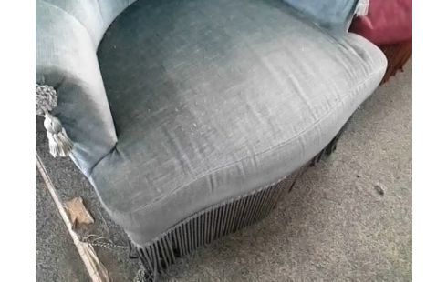 FAUTEUIL CRAPAUD BLEU