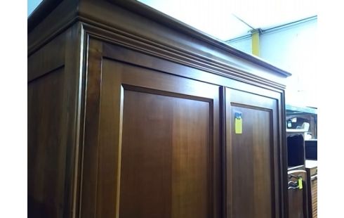 ARMOIRE 2P AVEC PENDERIE ET ETAGERES