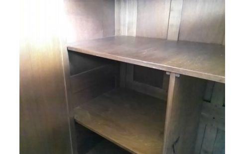 ARMOIRE 2P AVEC PENDERIE ET ETAGERES