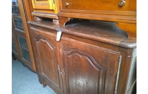 MEUBLE BAS BOIS ANCIEN 2P