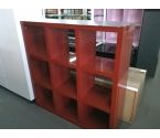 ETAGERE 9 CASES ROUGES