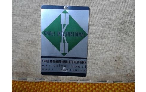 STOEL ORANJE VINTAGE KNOLL