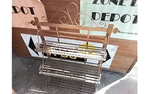 ETAGERE MURALE STYLE FER FORGÉ