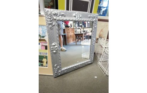 MIROIR PEINT GRIS