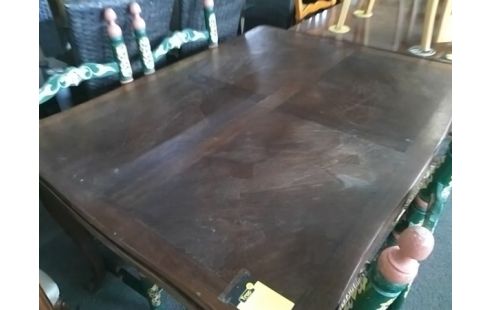 TABLE BOIS 127X99 AVEC ALLONGES INTERIEURS
