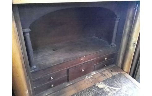 MEUBLE SECRETAIRE AVEC MARBRE (SANS CLEF)