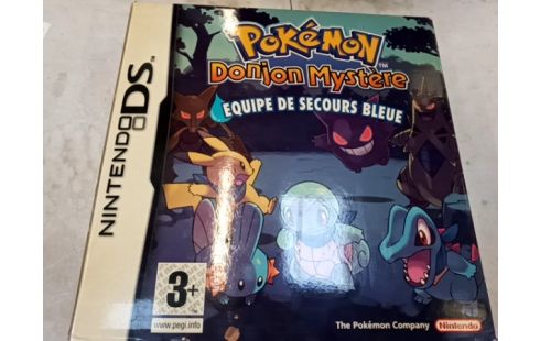 BOITE PLV JEUX VIDÉO POKÉMON DONJON MYSTÈRE DS